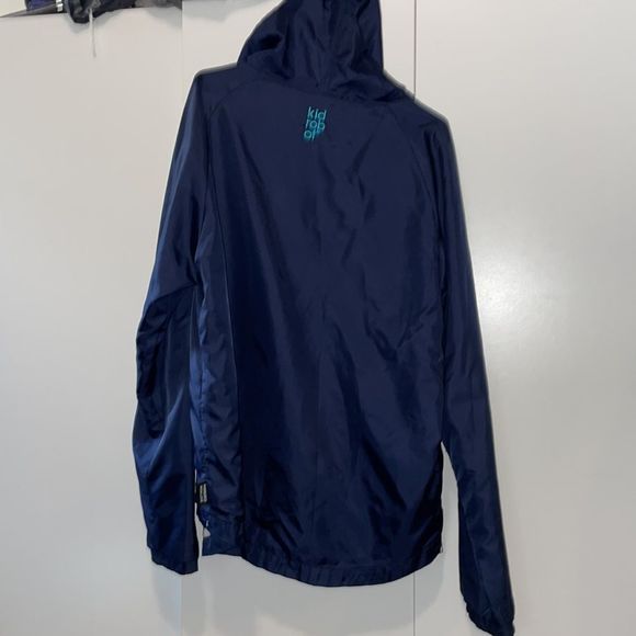 Kidrobot Navy Blue & Plaid Windbreaker (184) Sz LG - Picture 11 of 14